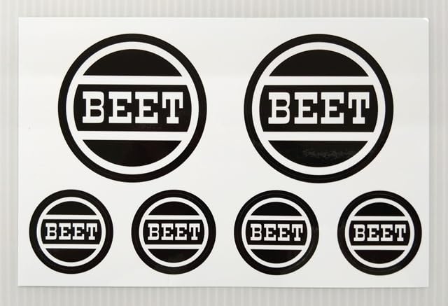 BEET Round BEET Sticker Set 0701-TB2-00