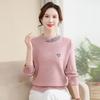 YUZHAOLIN Women's Plus Velvet Warm Knit Sweater