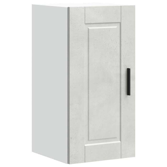 VidaXL Armoire murale de cuisine Porto gris béton bois d'ingénierie 854021