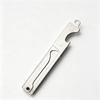 Easy To Carry Stainless Steel Foldable Toothpick with Keychain Solid Build Reusable for Daily Outdoor Activities