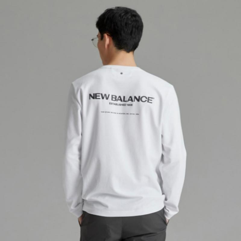 New Balance Men Signature Long Sleeve Tee B1 Nbndf1m211 10 19 84
