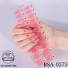 Adesivi per Unghie in Gel Impermeabili Francesi - Carini Cartoni Animati Nail Art Senza Cottura per Stili Europei e Americani