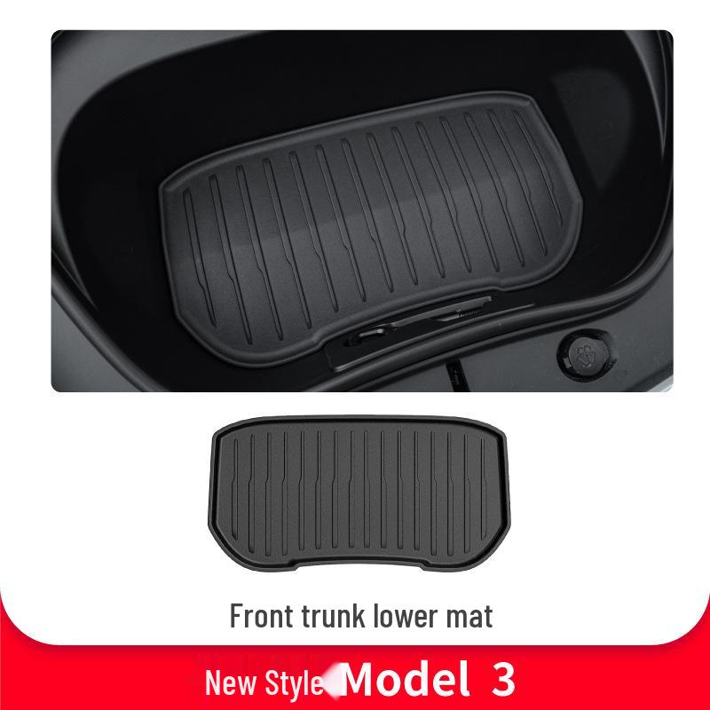 Custom TPE Trunk Mat for Tesla Model Y/3 - Front & Rear Cargo Protection