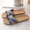 Trendy Linen Women's Slippers 2024 Summer New Design Sense Breathable Flat Bottom Anti Slip Wear Casual Slippers Zapatos Mujer