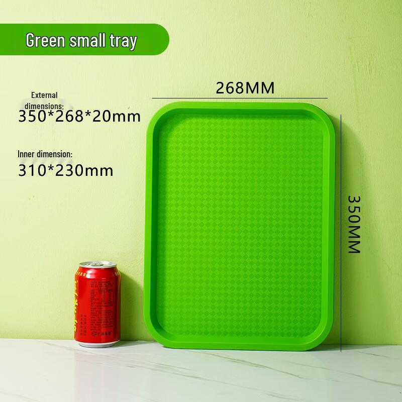LIJIA FITMENT Plastic Non-Slip Rectangular Serving Tray