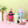 1000ml Outdoor Insulated Mug Leak Proof Stainless Steel Vacuum Flask Cold Beverages Cups  Sports