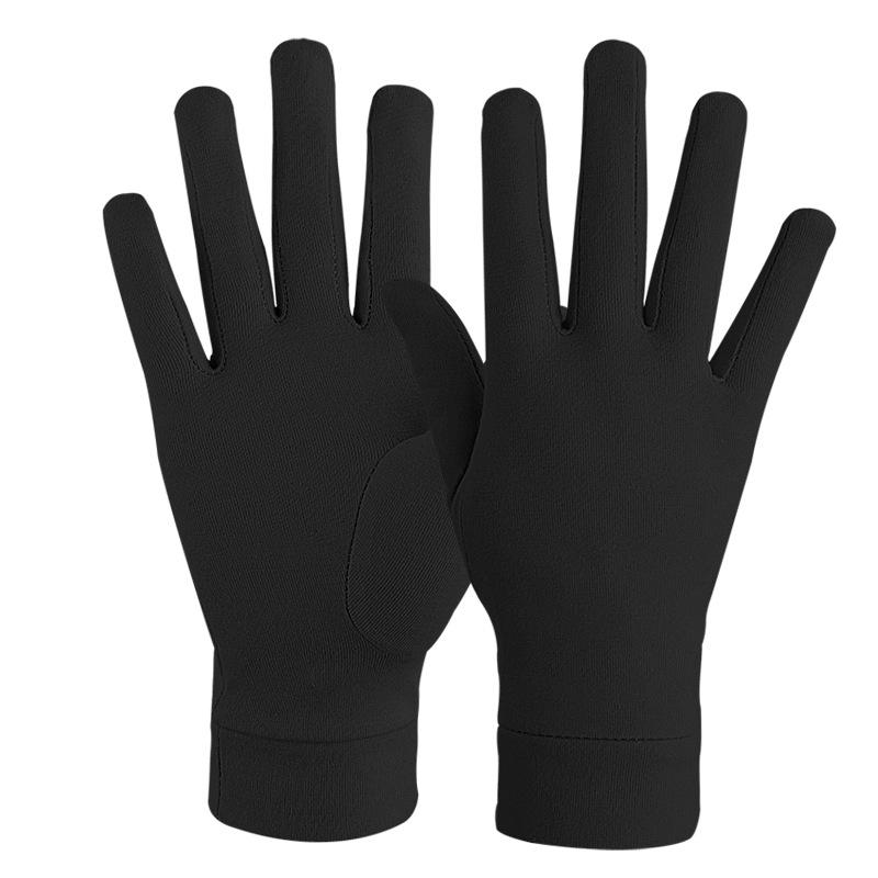 

Компресійні рукавички М які Високоеластичні Дихаючі Фітнес Рукавички з повними пальцями Компресійні рукавички для катання на вулиці Теплий Спортивний захисний інвентар XL