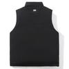 Men 50% White Duck Down Vest, Wind‑Resistant Stand Collar Sleeveless Gilet Drawstring Hem Outdoor Winter Waistcoat