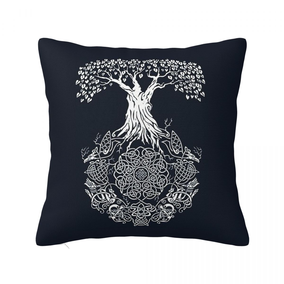

Viking Rug Tree Of Life Norse Mythology Square Pillowcase Cushion Cover Pillow Case Throw Pillow Cover for Home Bedroom Car 12x12Inch
