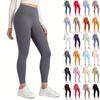 Dames Kleur Perzik Billenliften Oefening Buiten Sneldrogend Yoga Fitness Yoga Broek