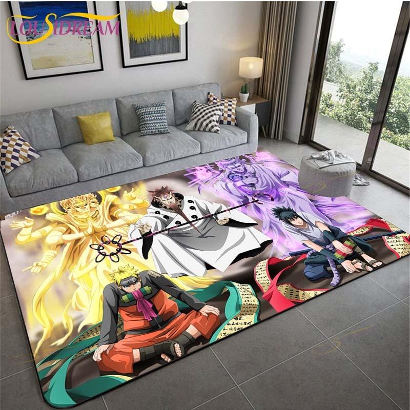 Koberec Naruto Kreslené Koberce Anime Koberec Obývací pokoj Podložky pod čajový stolek Ložnice Koberec omyvatelné Koberce Podložka do domácnosti Dárek
