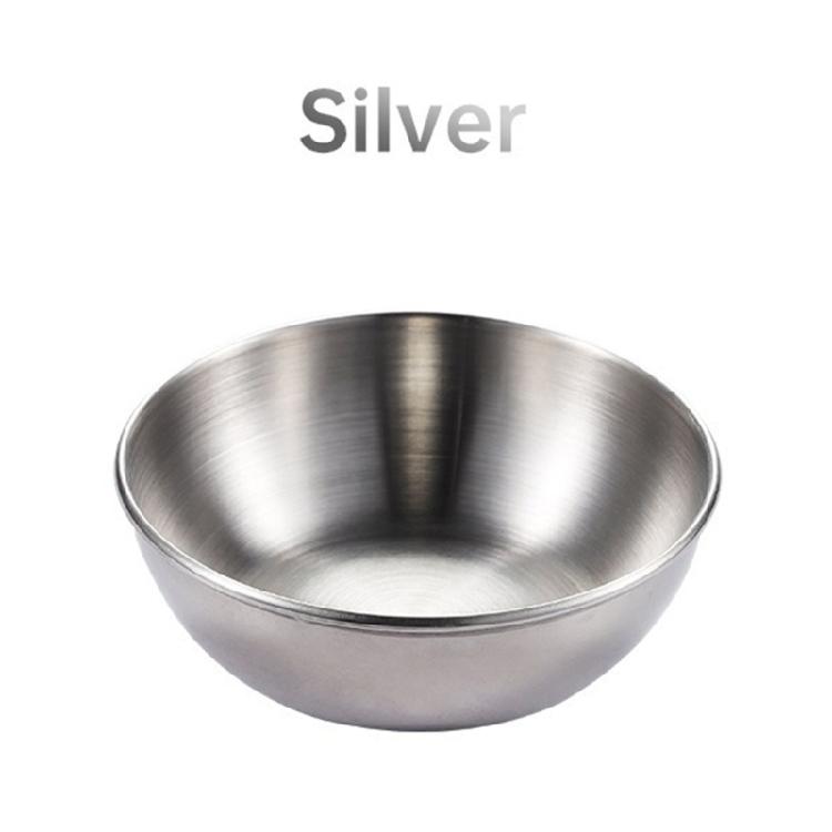 Elegante Piatto per Salsa in Acciaio Inossidabile Piatto per Condimenti Impilabile in Acciaio Inossidabile Ciotoline per Salse per Facile Conservazione