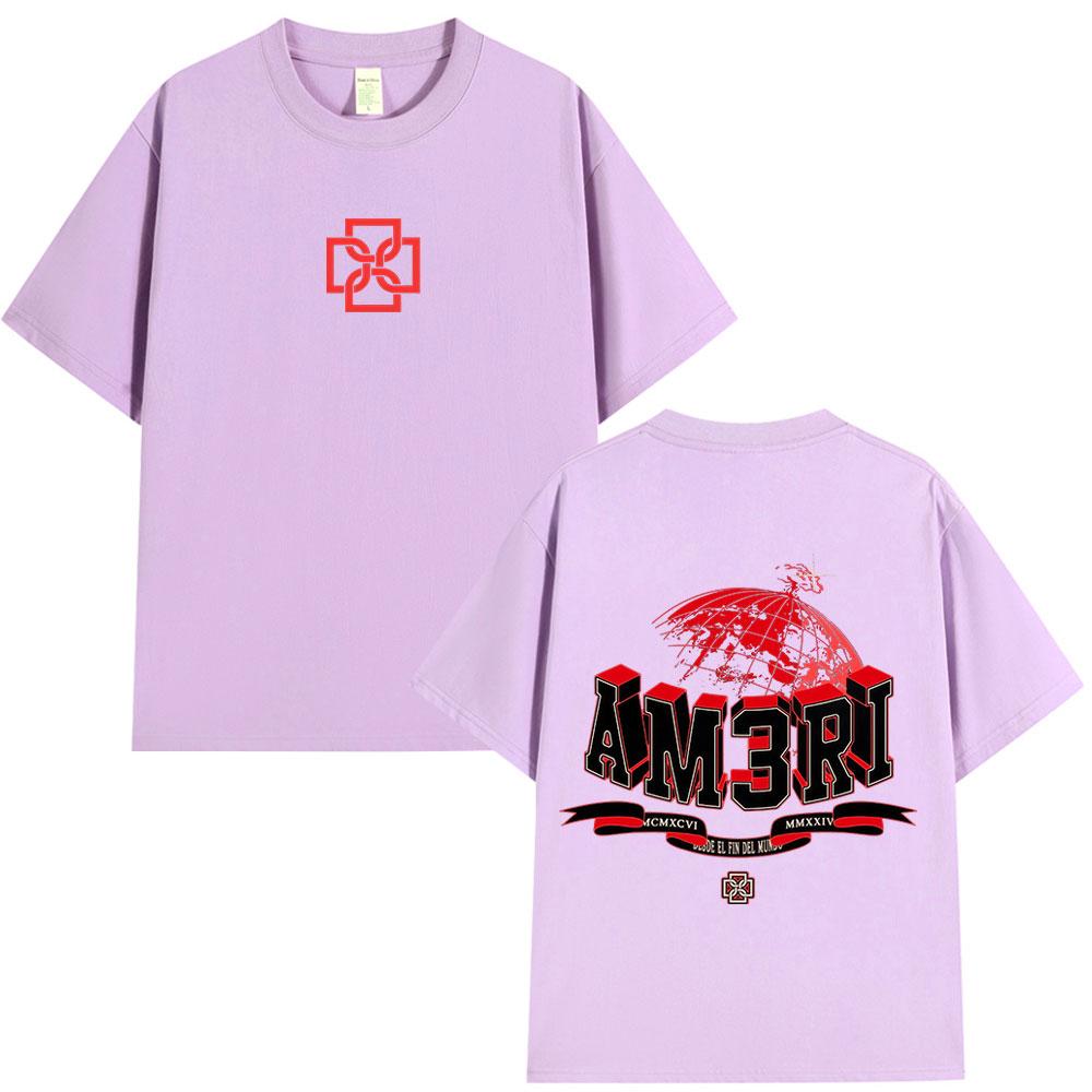Rapper Duki AM3RI Graphic Tshirt Unisex Women Fashion Hip Hop Vintage T Shirt High Quality Cotton Casual Short Sleeve Tshirts