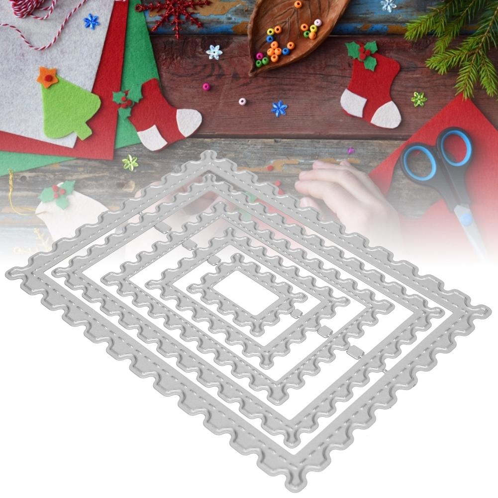 Craft Cutting Die Stamp Frame Shape Carbon Steel DIY Scrapbooking Album Decoration