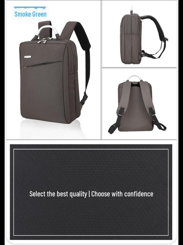 Men's Large Capacity Waterproof Business Travel Backpack
