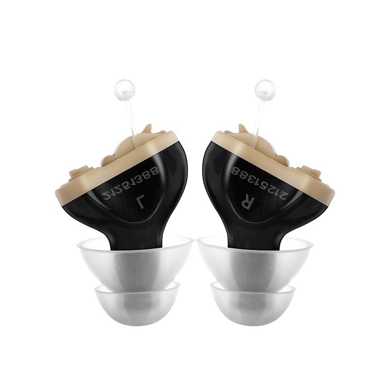 Battery-Powered Wireless Hearing Aid & Sound Amplifier for Seniors with Accessories