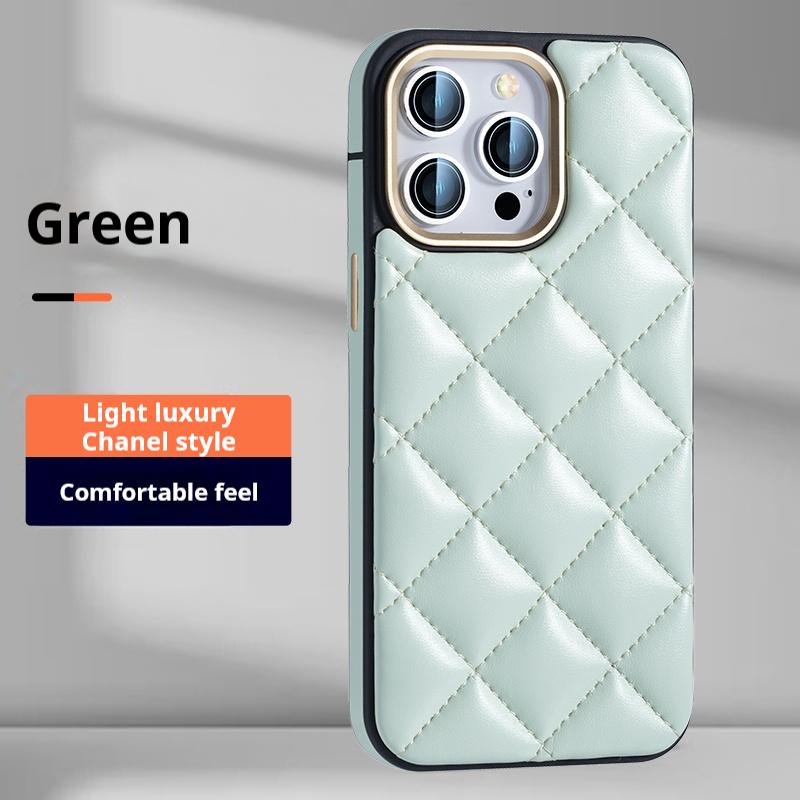 Quilted Leather iPhone 12 - 16 Case - Stylish, Protective & Multiple Colors!