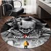 Personalized P-Pennywise Round Chair Office Rug - Perfect for Mat, Office Chair & More - Ideal Gift for Birthdays and Holidays