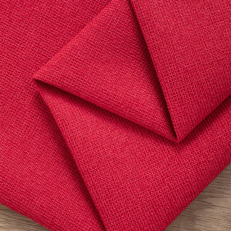 All-Polyester Solid Color Linen-Like Sofa Fabric with Soft Bag Process - Composite Flocking Fine Linen Canvas