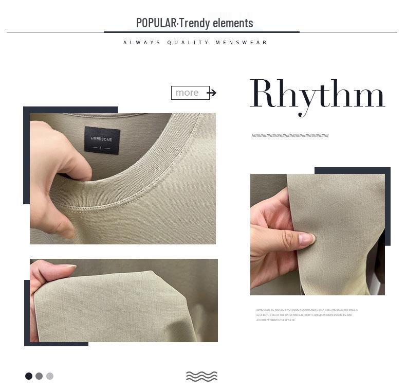 Men's Premium Casual Embroidered Short-Sleeve T-shirt