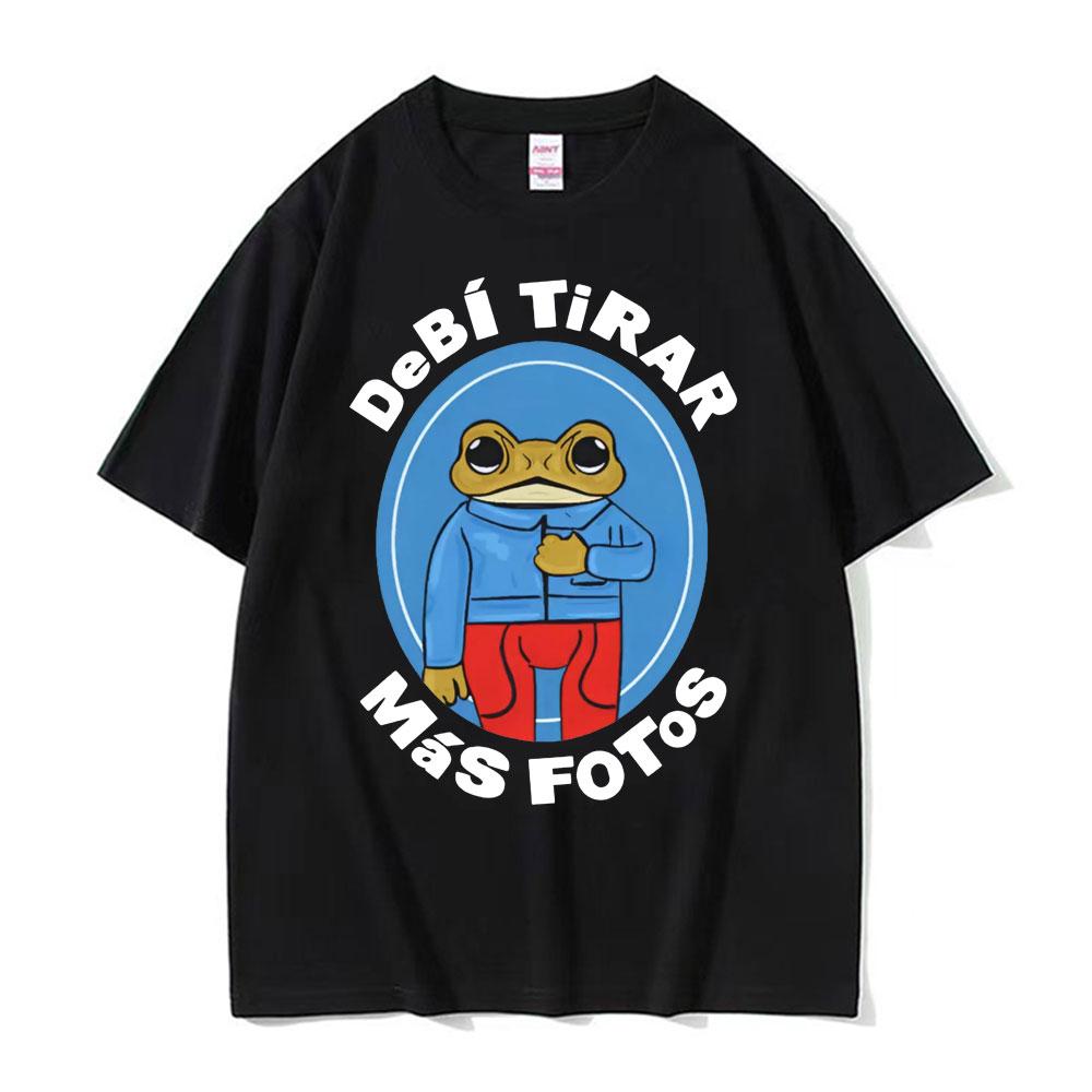 Debi Tirar Mas Fotos New Album DTMF Tshirts Bad Bunny Merch T Shirts Unisex Women Fashion Cartoon Casual Comfort Oversized T Shirt