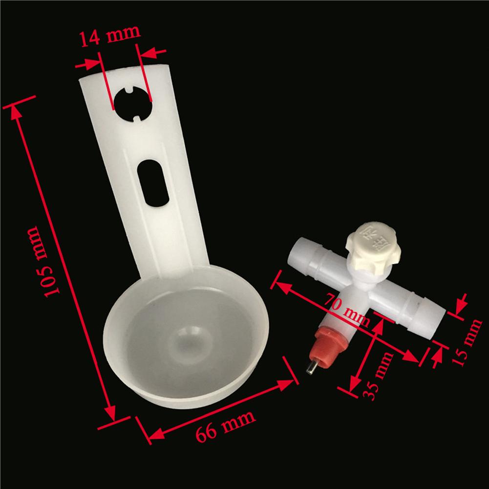 Chicken Pacifier Drinkers Hanging Cup Quail Hanging Use Automatic Water Dispenser Chicken Farming Equipment Poultry Feeding 5Pcs