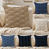 Fashion and Luxury Cushion Cover Silky Short Plush Sofa Pillow Cover Hidden Zipper Soft Dustproof Case for Home Decor