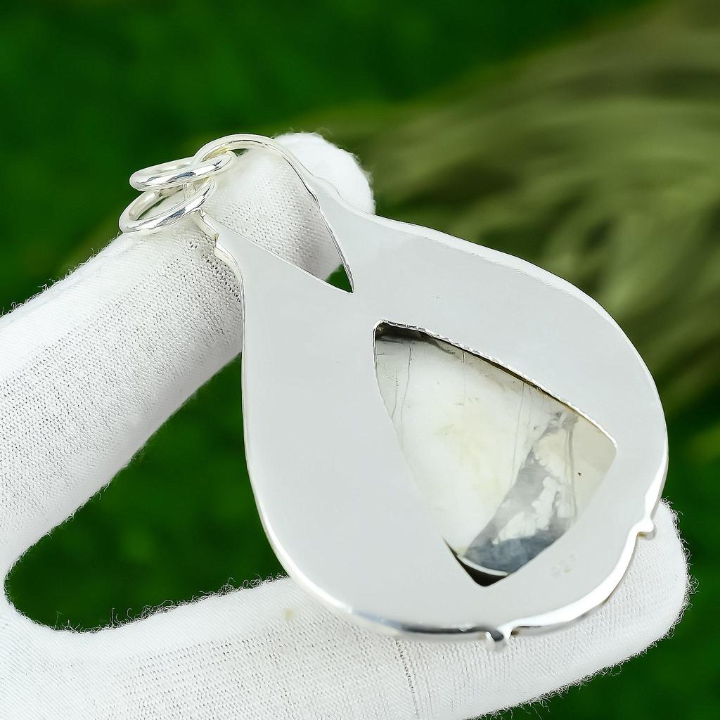 Friendship Day Sale Natural Howlite 925 Sterling Silver Wife New Pendant Jewelry