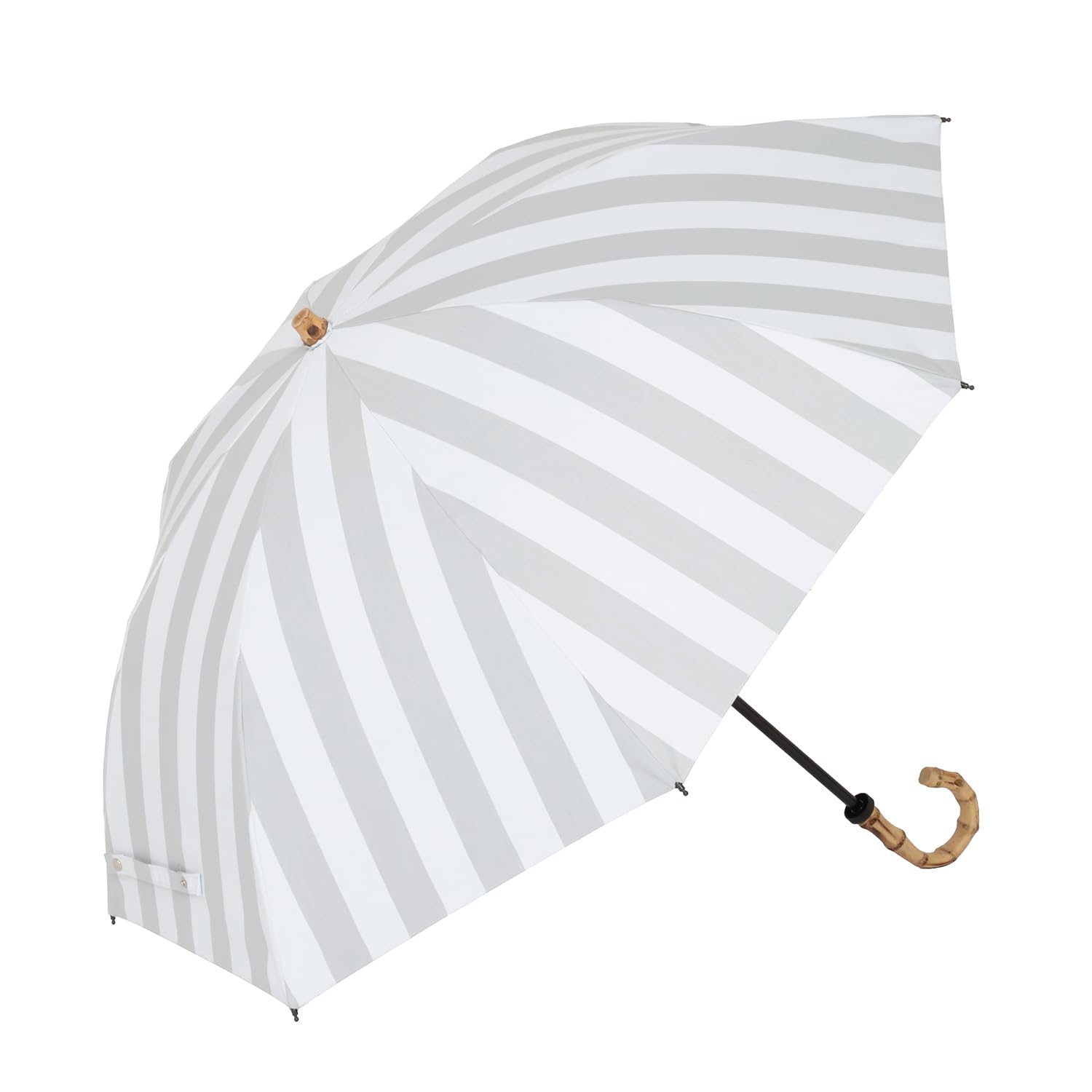

LIEBEN For Both Sunny and Rainy Folding UV Heat Grade 1 Laminated Fabric Striped Parasol, Days, Women s Umbrella, Protection, Shielding, [LIEBEN-0536]