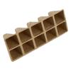 10Pcs 10 Grids Peat Pots Seed Starter Peat Pots Biodegradable Sprouting Seedling Trays For Indoor And Outdoor Plants Gardening