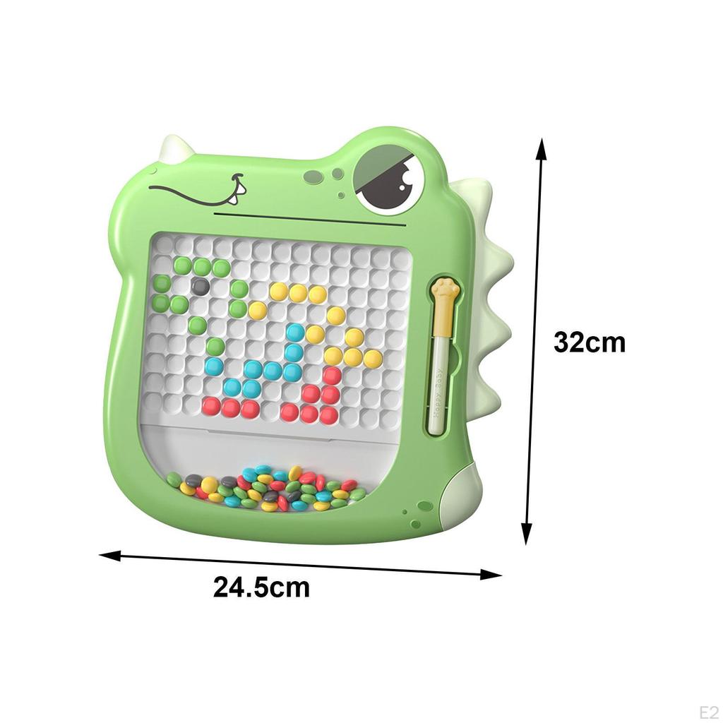 Magnetic Drawing Board Writing Painting Sketch Pad for Toddlers Kids green