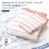 Imabari Towel Certified Face Hiorie Border Jacquard Lyric Set 4 Assorted 2 Colors 01 Made Japan Brand Quick-Dry Cotton 100