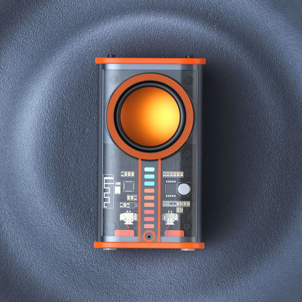 Tragbarer kabelloser Bluetooth-Lautsprecher mit Hi-Fi-Klang und Bass, 3D-Surround-Lautsprechern und Bluetooth-Woofer
