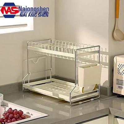 Multi-layer Kitchen Countertop Dish and Plate Organizer Rack