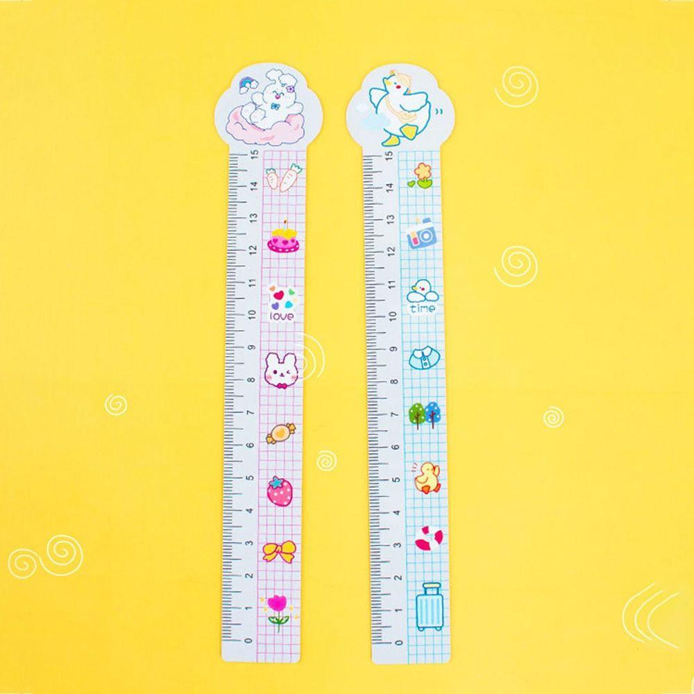 

Cute Straight Rulers Cartoon Animal Soft Ruler Portable Measuring Tool Children Drawing