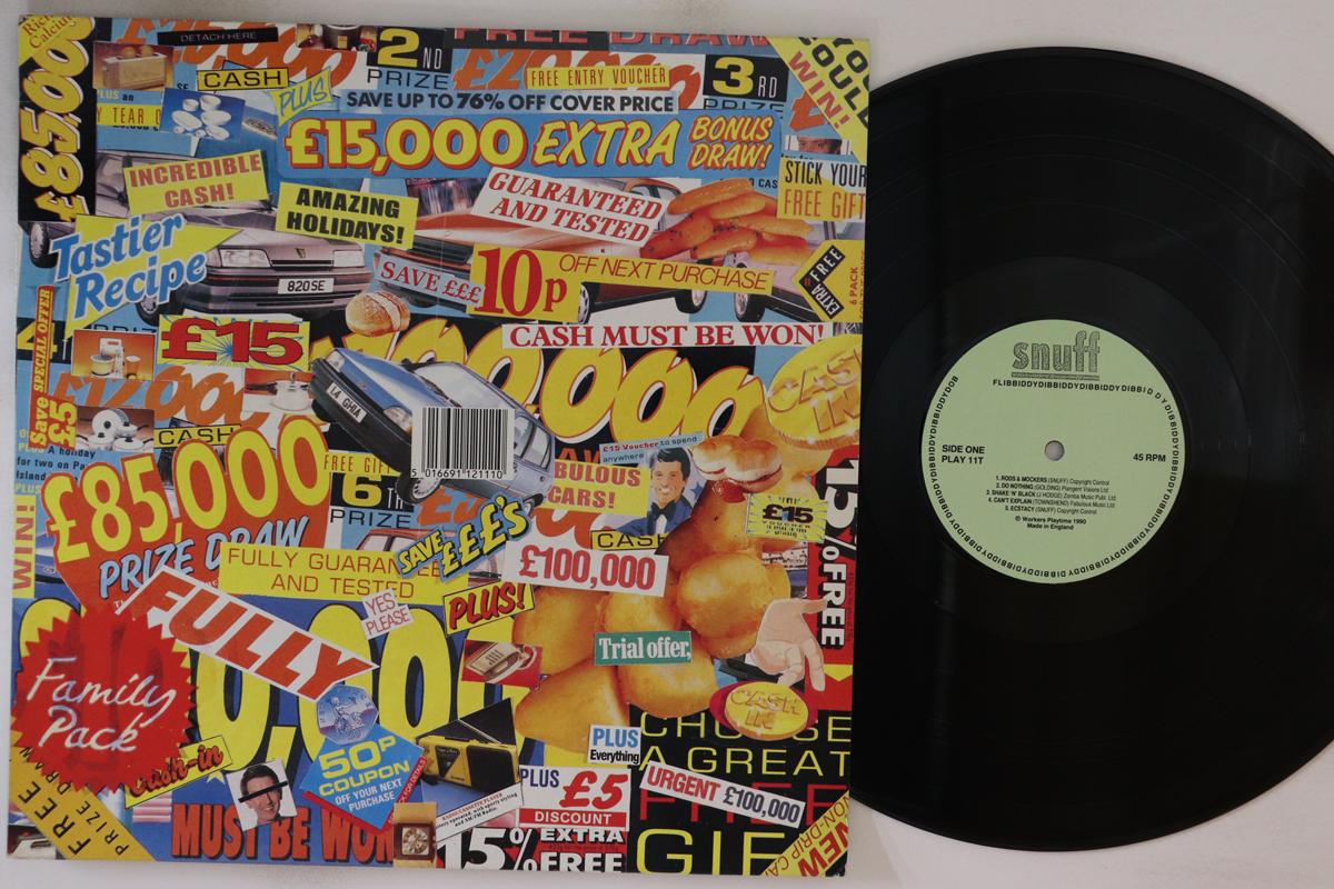 

LP Record SNUFF - Flibbiddydibbiddydob PLAY11T WORKERS PLAYTIM 1990 UK Rock Used