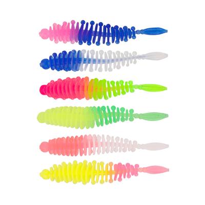 60pcs Fishing Lure Simulation Soft Bait Artificial Flexible Tools Supply Baits Lures Device Accessories Tackle