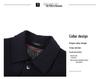 Men's Mid-Length Wool Coat with Detachable Down Liner, Business Lapel Style