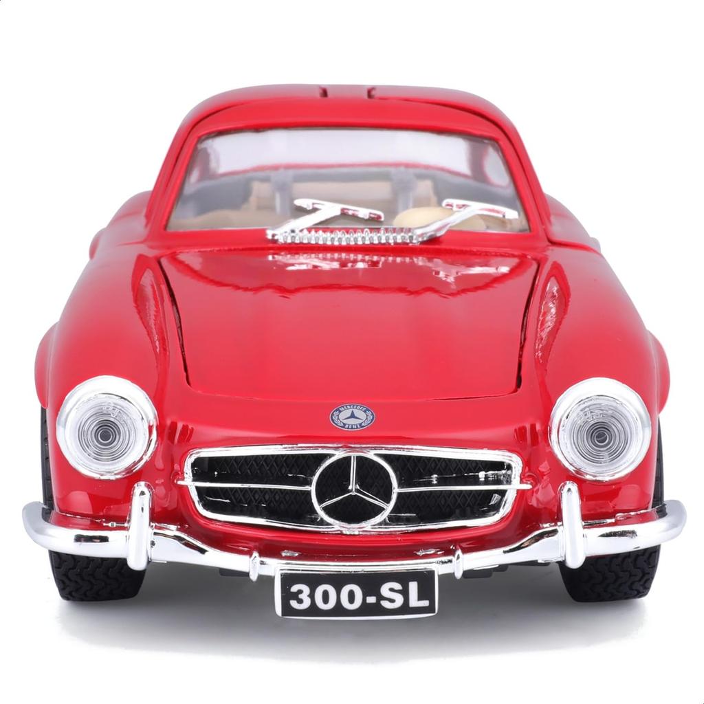 Bburago 1/24 Scale Mercedes-Benz 300 SL 1954 Red / Diecast Model Car, Finished Product, 18-22023 RD [Parallel Import]
