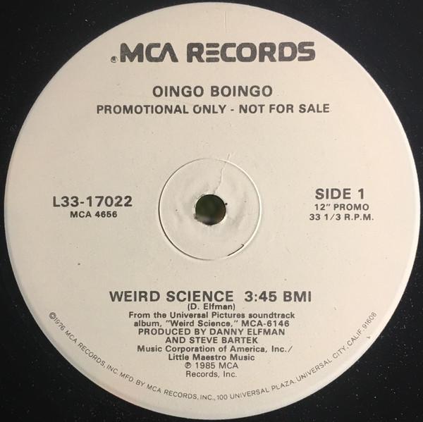 

12inch Record OINGO BOINGO Weird Science L3317022PROMO MCA Records 1985 US Dance Electronica Used