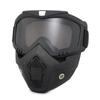 Mortorcycle Face Mask High-Definition Goggles With Mouth Filter For Open Face Helmet Motocross Eye Face Protector 1Pc