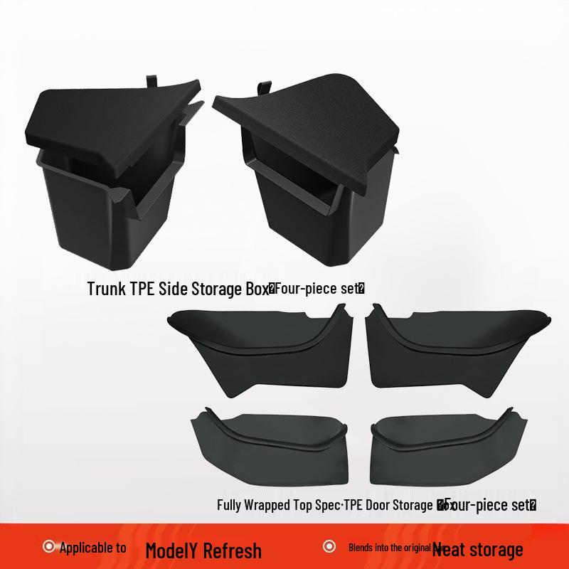 

Бокс для зберігання у багажнику Tesla Model Y, бічні аксесуари та деталі інтер єру