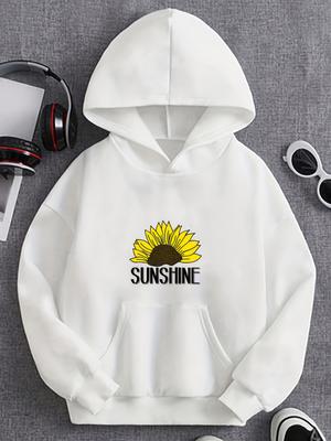 Men's and Women's Plus Size Printed Top, Loose Casual, Soft, Comfortable and Breathable, Outdoor Sports Loose Pullover Hoodie