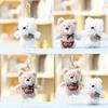 Plush Teddy Bear Keychain Cute Doll Gift For Girls And Bag Decor
