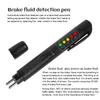 Brake Fluid Tester Portable Brake Fluid Liquid Testing Pen with 5 LED Indicators for DOT3 DOT4