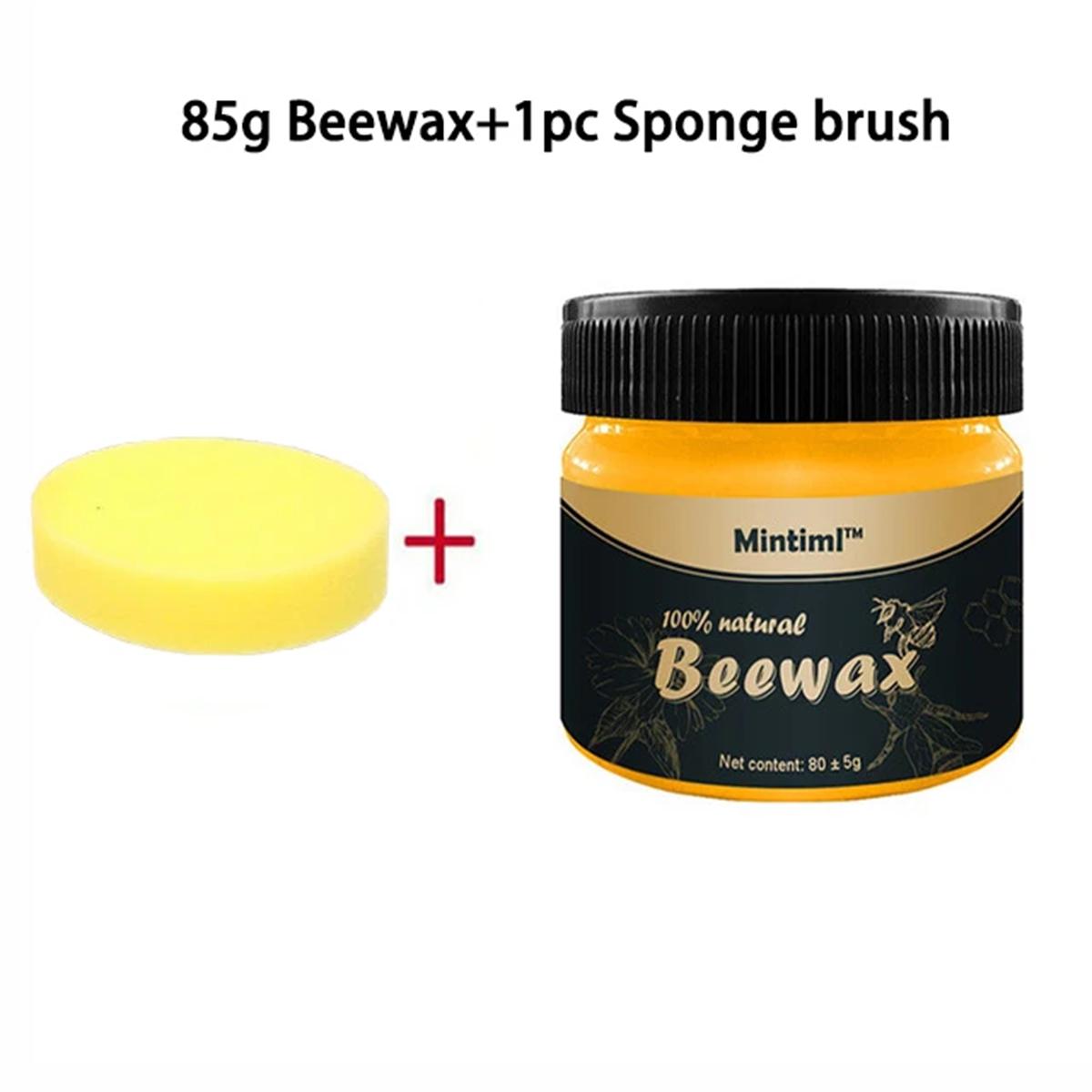 

Многоцелевой полироль для мебели пчелиный воск для деревянной мебели защита и ремонт with Sponge