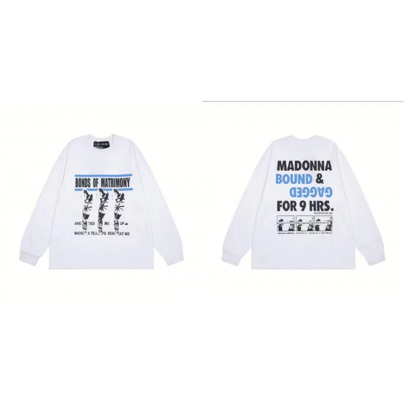 Washed Vintage Distressed Cotton Long Sleeve Tee Oversized Streetwear Style Men Casual Daily Wear