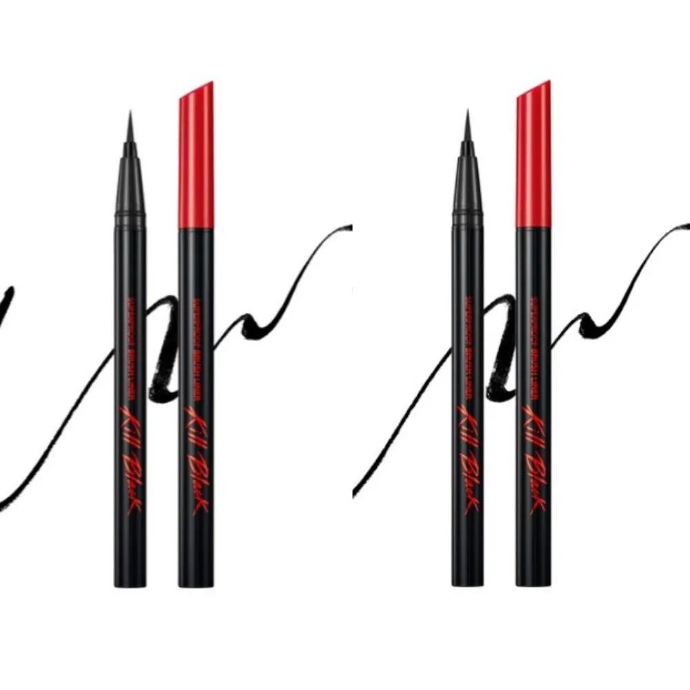 Подводка-карандаш для глаз Clio Superproof Brush Eyeliner 01 Kill Black x2