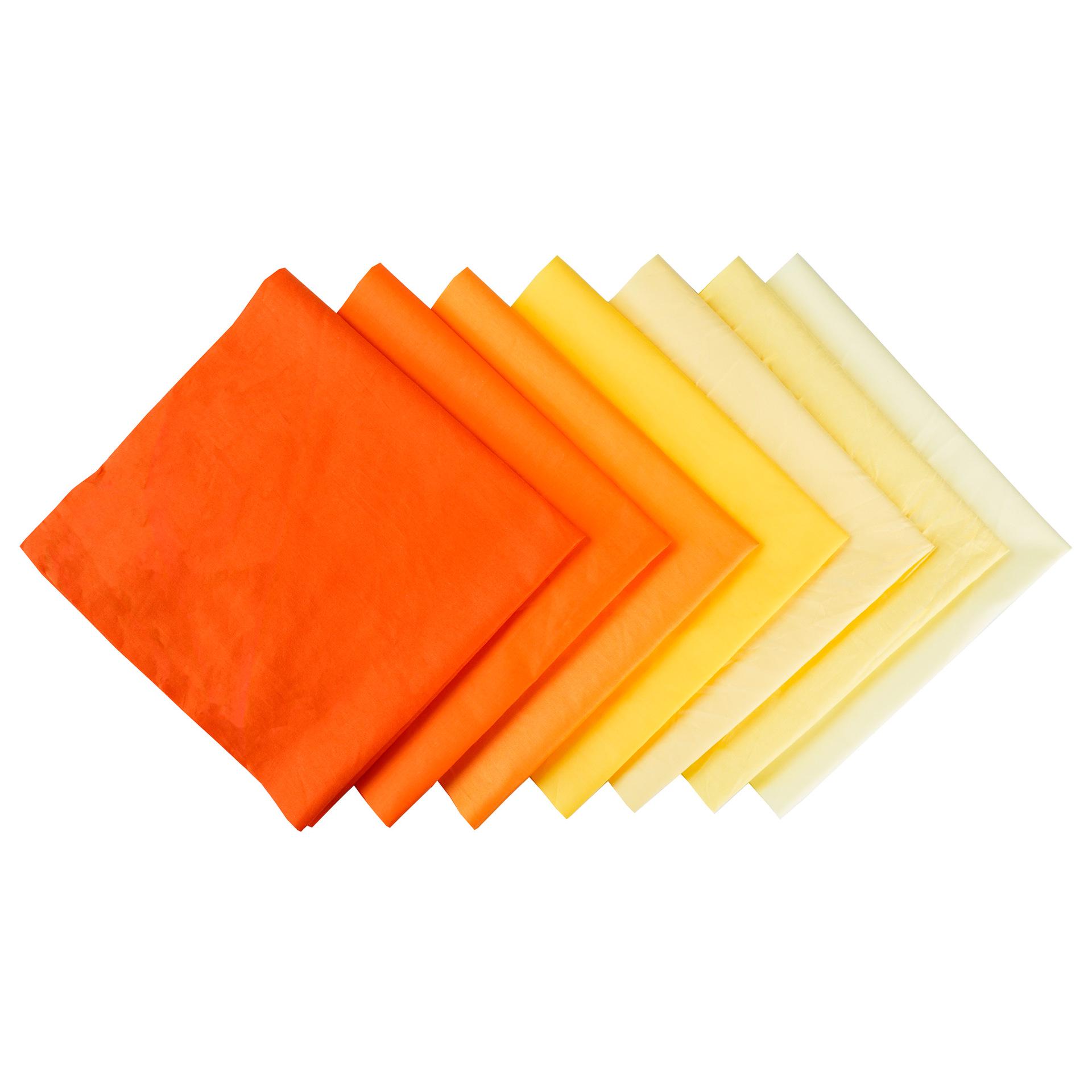 

Комплект из 7-цветной хлопковой ткани для пэчворка ручной работы - однотонные и узорчатые узоры из саржи