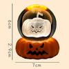 Halloween Crystal Ball Night Light for Kids 3D Pumpkin Crystal Ball LED Night Light with Resin Base Pumpkin Globes Lamp